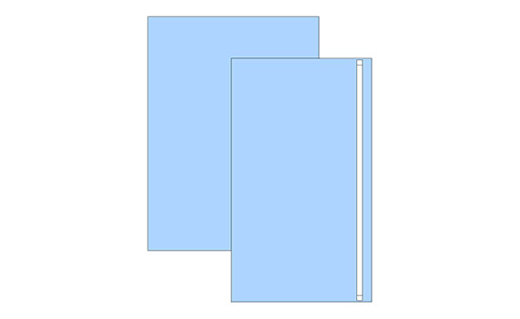 The basic drape portfolio offers a simple, flexible system for minor procedures or to square off incision sites.
