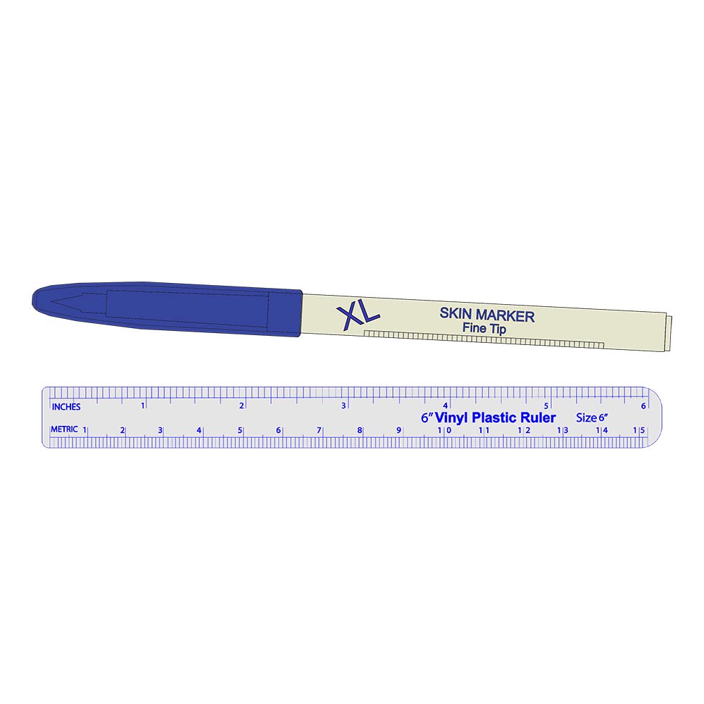 Skin Marker, Fine Tip, "XL" Prep-Resistant