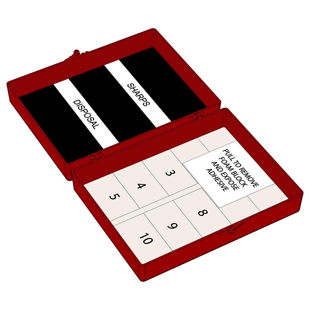 Needle Counter, Foam Block, Magnet