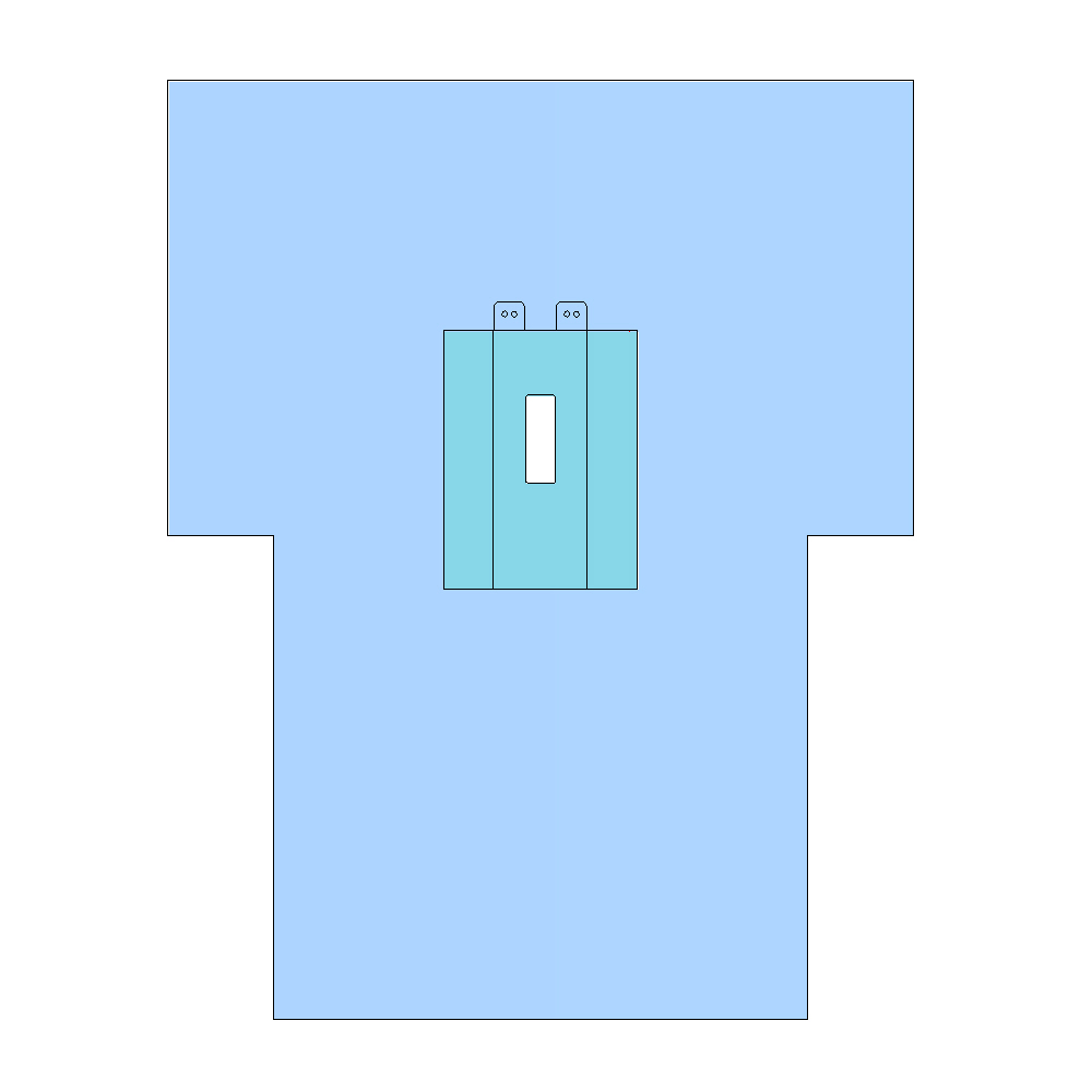 Laparotomy Drape w/ Adjustable Fenestration